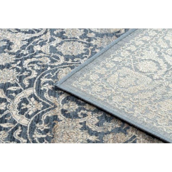 Tæppe NAIN Pynt vintage 7557/51944 beige / marineblå blå, 80x150 cm