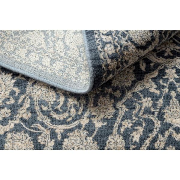 Tæppe NAIN Pynt vintage 7557/51944 beige / marineblå blå, 80x150 cm