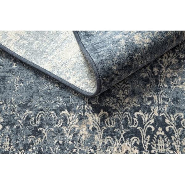 Tæppe NAIN Overdubbed vintage 7010/50911 marineblå blå / beige , 160x230 cm