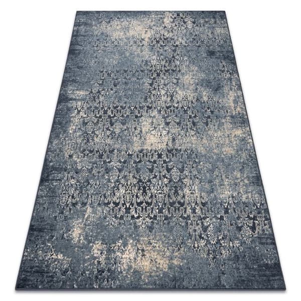 Tæppe NAIN Overdubbed vintage 7010/50911 marineblå blå / beige , 160x230 cm