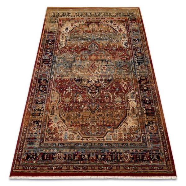 Matto KESHAN Ornamentti itämainen 7518/53528 beige / laivastonsininen, 200x290 cm
