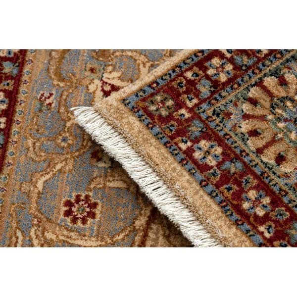 Matto KESHAN Rosetti itämainen 7519/53555 beige / laivastonsininen, 80x145 cm