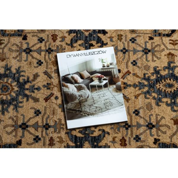Matto KESHAN itämainen klassinen 7521/53555 beige / laivastonsininen, 300x380