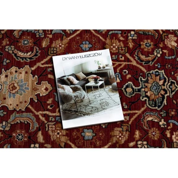 Matto KESHAN itämainen klassinen 7522/53588 beige / punaruskea / laivastonsininen, 120x145 cm