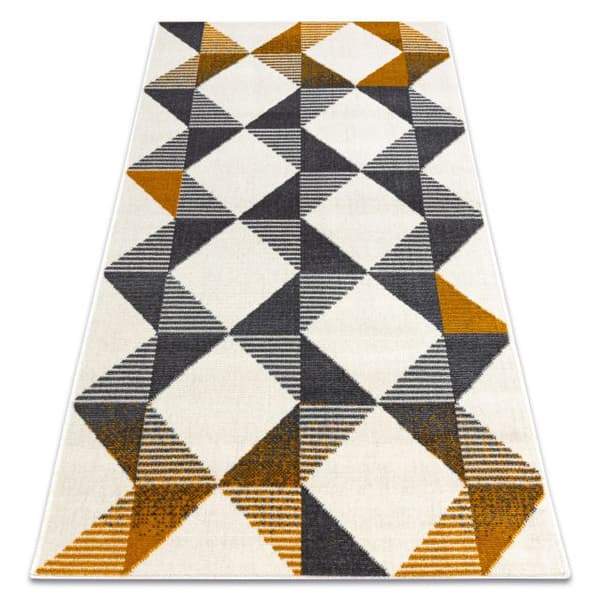 Matta GINA 21245861 Zigzag geometric beige / grå, 80x150 cm