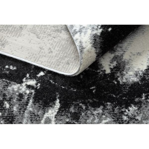 Matta KAKE 25817657 Marble modern svart / vit, 120x170 cm