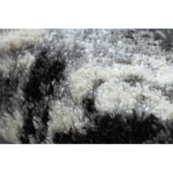Matta KAKE 25817657 Marble modern svart / vit, 120x170 cm
