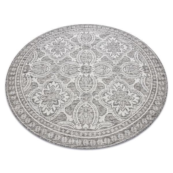 Matta SISAL LOFT 21193 BOHO cirkel ivory/silver/taupe, cirkel 160 cm