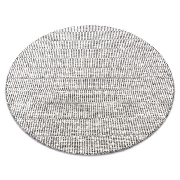Matta SISAL LOFT 21198 BOHO cirkel ivory/silver/taupe, cirkel 120 cm