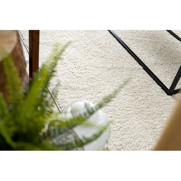 Matta BERBER 9000 grädde Fringe Berber marockansk shaggy, 160x220 cm
