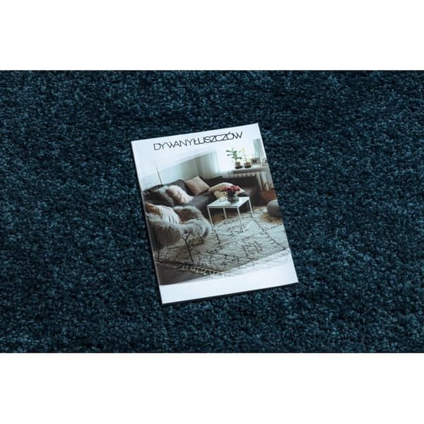 Matta BERBER 9000 blå Fringe Berber marockansk shaggy, 140x190 cm