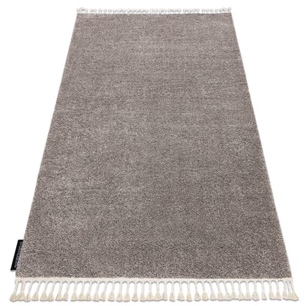 Matta BERBER 9000 brun Fringe Berber marockansk shaggy, 140x190 cm