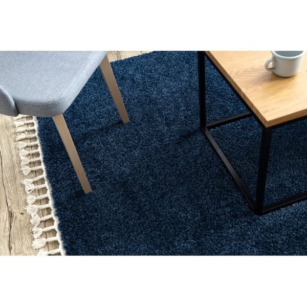 Matta BERBER 9000 marin Fringe Berber marockansk shaggy, 240x330 cm