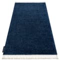 Miniatyrbild 1 av 5: Matta BERBER 9000 marin Fringe Berber marockansk shaggy, 240x330 cm