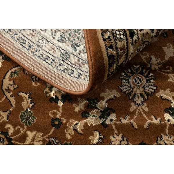Matta ROYAL ADR oval design 1745 brun, 200x290 cm