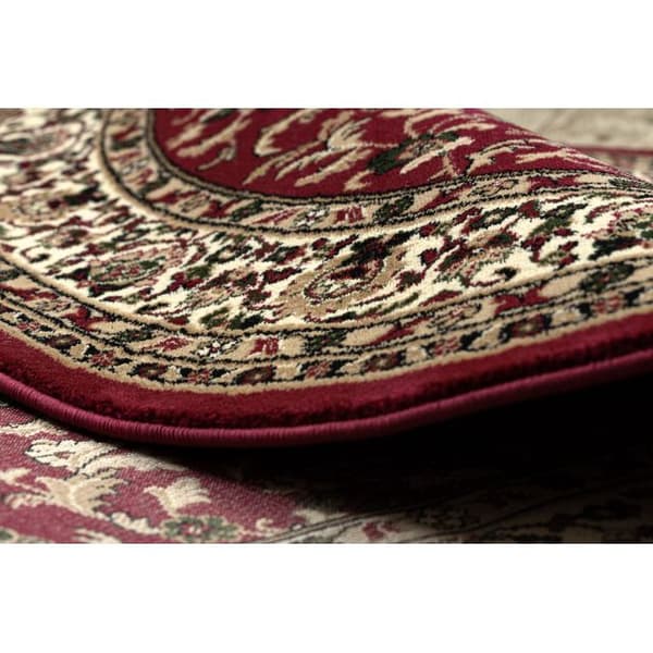Matta ROYAL ADR oval design 1745 claret , 150x250 cm