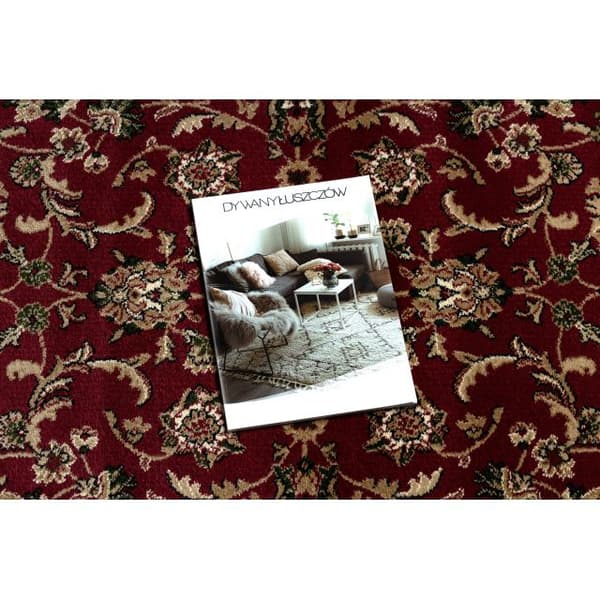Matta ROYAL ADR oval design 1745 claret , 150x250 cm