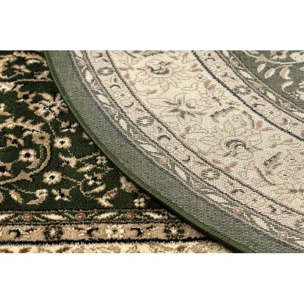 Tæppe ROYAL ADR oval design 521 grøn, 150x250 cm