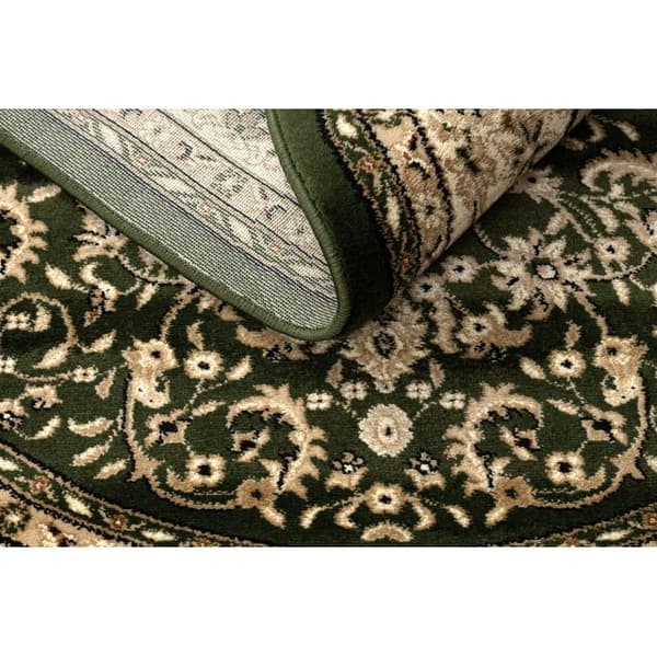 Tæppe ROYAL ADR oval design 521 grøn, 200x290 cm
