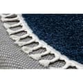 Miniatyrbild 3 av 5: Matta BERBER 9000 cirkel marin Fringe Berber marockansk shaggy, cirkel 160 cm