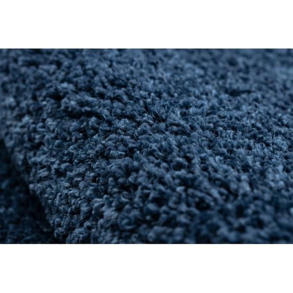 Matta BERBER 9000 cirkel marin Fringe Berber marockansk shaggy, cirkel 160 cm