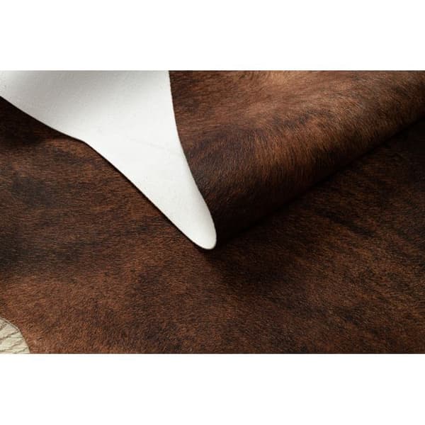 Matta Artificial Cowhide, Ko G5067-3 Brun läder, 100x150 cm