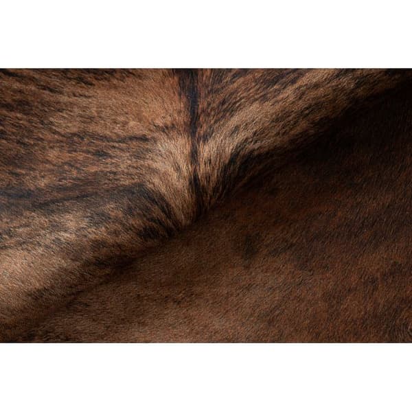 Matta Artificial Cowhide, Ko G5067-3 Brun läder, 100x150 cm