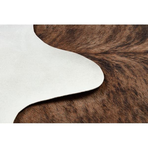 Matta Artificial Cowhide, Ko G5067-3 Brun läder, 180x220 cm