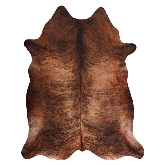 Matta Artificial Cowhide, Ko G5067-3 Brun läder, 180x220 cm