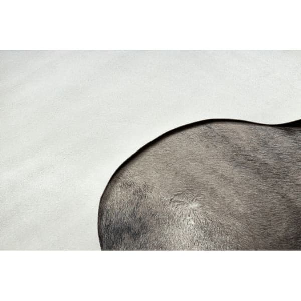 Tæppe Kunstigt oksekødslæder, Ko G5067-4 grå hud, 180x220 cm