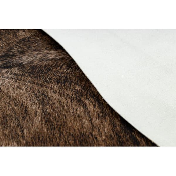 Matta Artificial Cowhide, Ko G5068-1 Brun läder, 180x220 cm