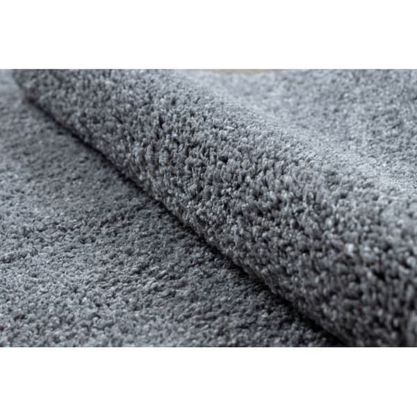 Matto BERBER 9000 vaaleanharmaa Tupsut berbery Marokkolainen shaggy, 240x330 cm