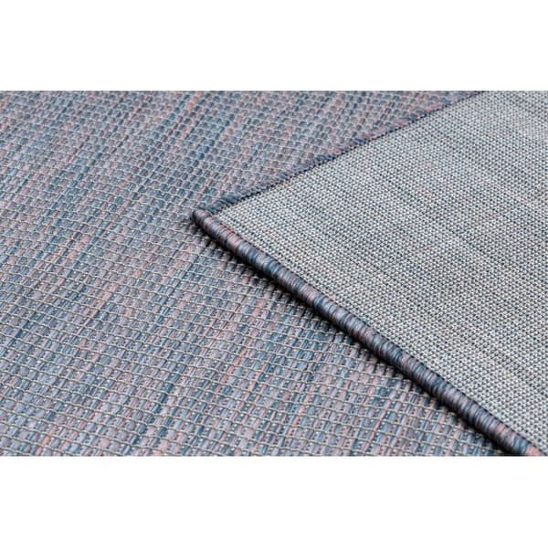 Matta SISAL PATIO 2778 Plåtvävd blå / rosa / beige, 136x190 cm