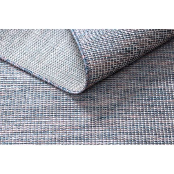 Matta SISAL PATIO 2778 Plåtvävd blå / rosa / beige, 136x190 cm