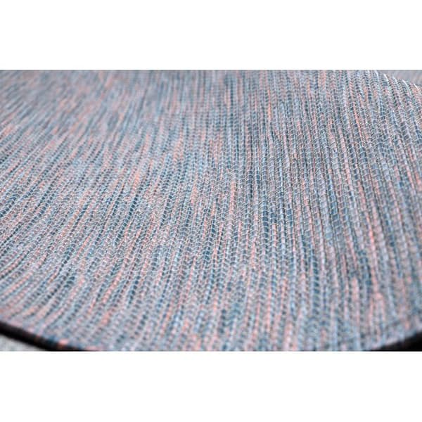 Sisaltæppe SISAL flatbed PATIO 2778 blå / lyserød / beige, 155x220 cm