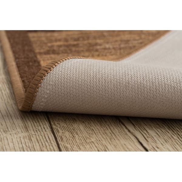 Gångmatta halkskydd ADAGIO gummi beige, 57x900 cm