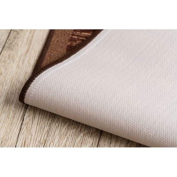 Löpare  anti-halk ADAGIO gum brun, 80x380 cm