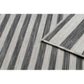 Miniatyrbild 3 av 5: Matta DOUBLE 29204095 STRIPES beige / svart dubbelsidig, 200x275 cm
