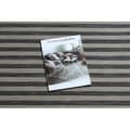 Miniatyrbild 2 av 5: Matta DOUBLE 29204095 STRIPES beige / svart dubbelsidig, 200x275 cm
