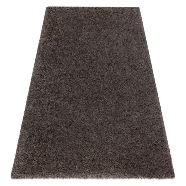 Tæppe SUPREME 51201070 shaggy 5cm mørk brun, 160x230 cm