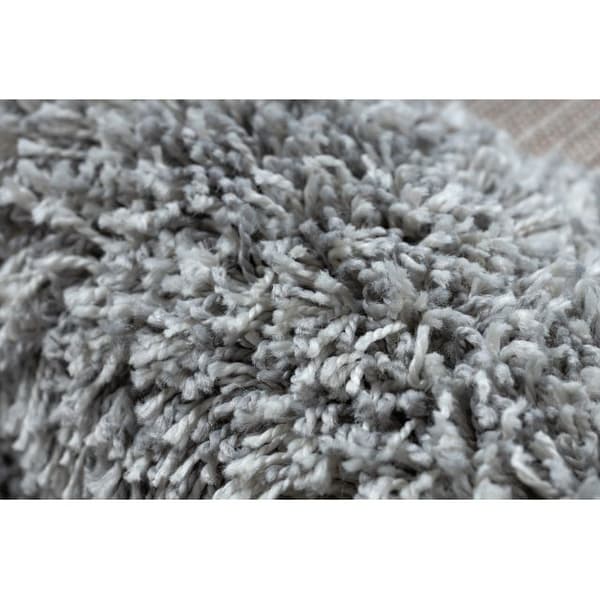 Tæppe SUPREME 51201140 shaggy 5cm sølv, 60x115 cm