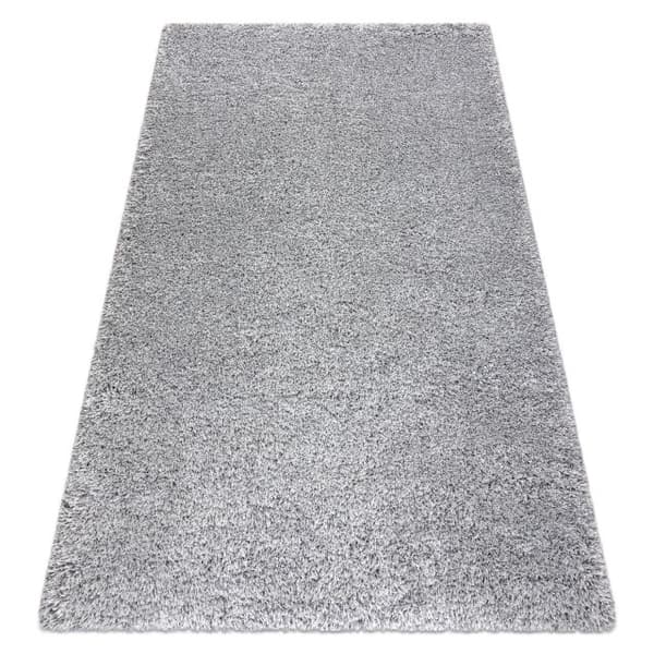 Tæppe SUPREME 51201140 shaggy 5cm sølv, 60x115 cm