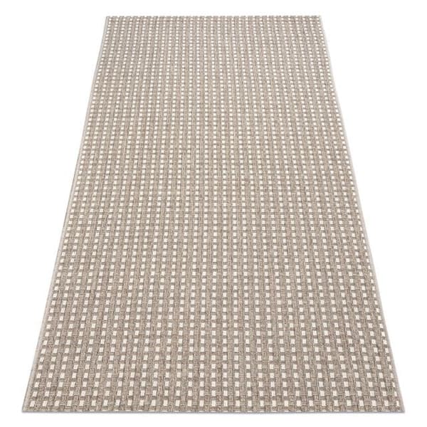 Tæppe, Fortovet OVERRASKNING SISAL BOHO 39003363 Linjer beige, 120x170 cm