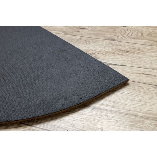 Pyyhin PATIO 1099 puoliympyrä liukastumisenesto, ulkoinen, sisäinen, kumitettu - beige, 50x77 cm