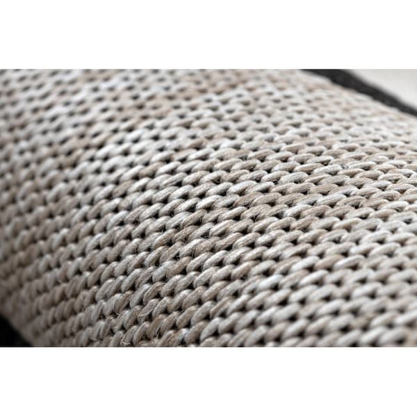 MATTA SIZAL FLOORLUX 20608 Marockansk spaljé silver / svart , 200x290 cm
