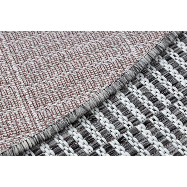 Matta SISAL LOFT 21198 BOHO cirkel ivory/silver/grå, cirkel 160 cm