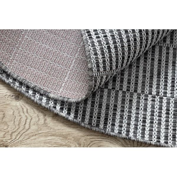 Matta SISAL LOFT 21198 BOHO cirkel ivory/silver/grå, cirkel 160 cm