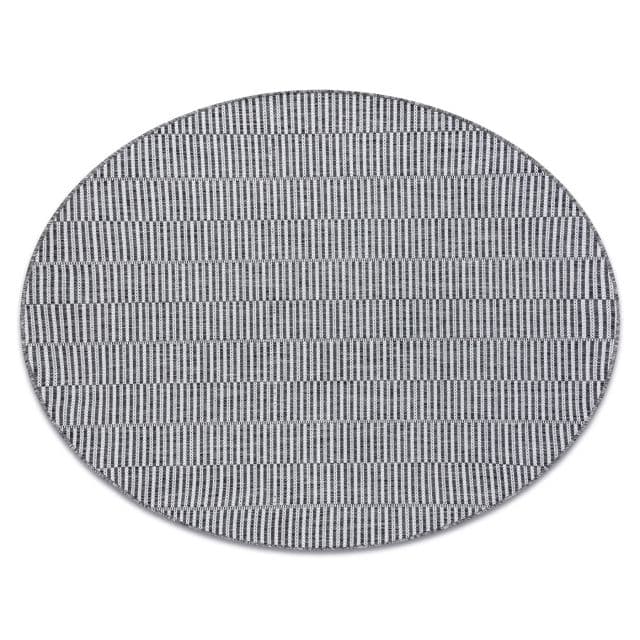 Matta SISAL LOFT 21198 BOHO cirkel ivory/silver/grå, cirkel 160 cm