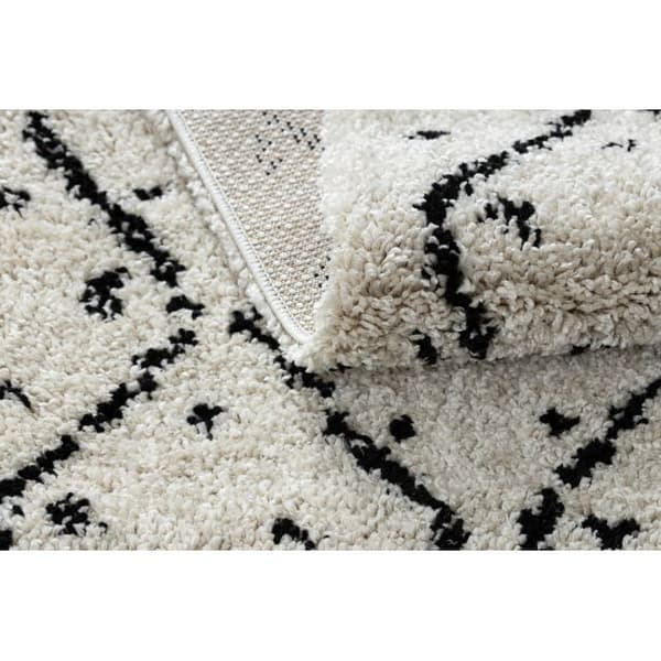 Matta, Löpare  BERBER TETUAN B751 zigzag grädde - för kök, korridor och hall, 60x250 cm