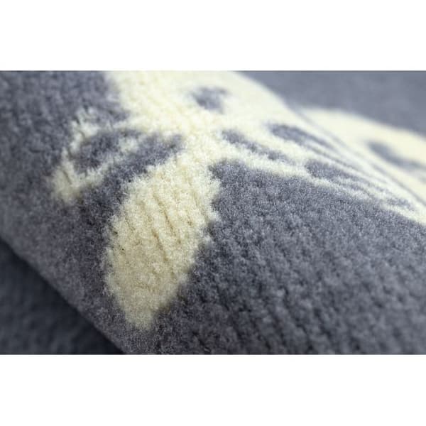 Matto BCF FLASH Hippo 3993 - Hippopotamus harmaa, 160x220 cm